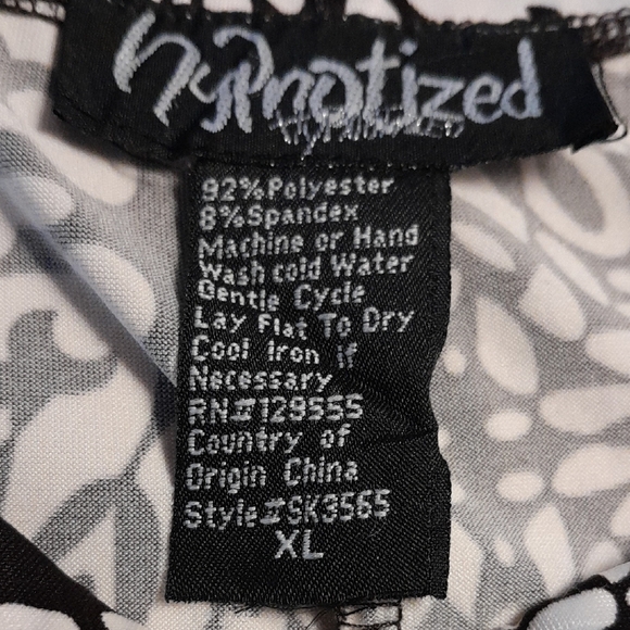 Brown and White Patterned Women's Skirt - Picture 3 of 4